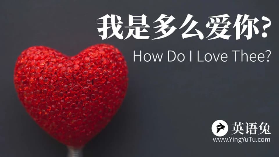 我如何爱你？