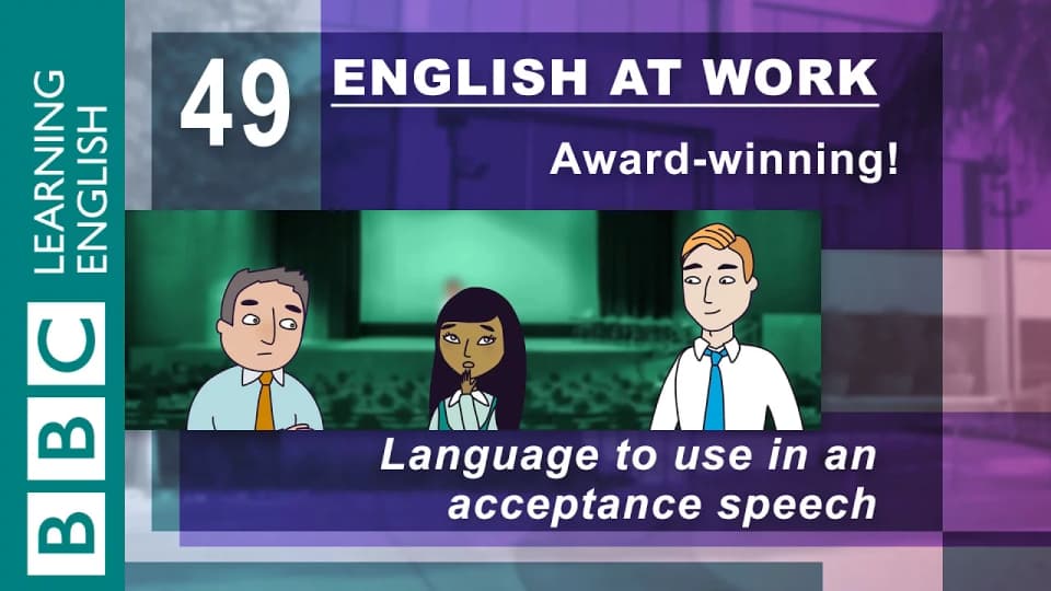 安娜的获奖感言