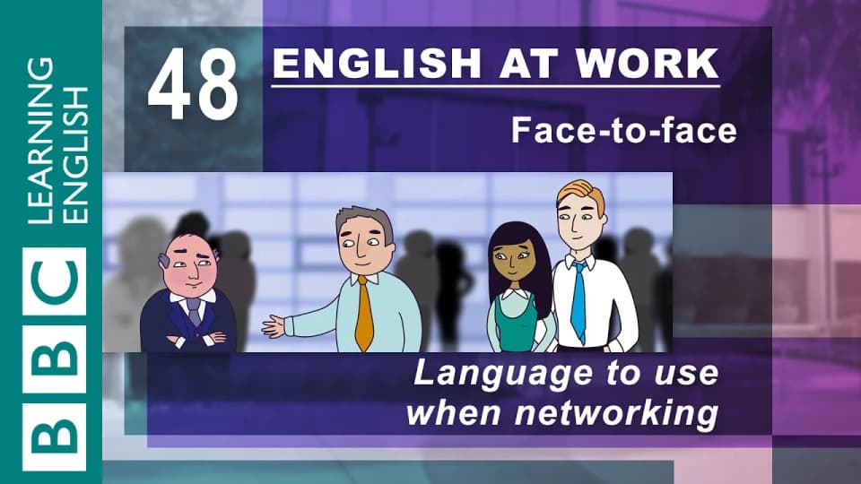 在会议中进行商务社交